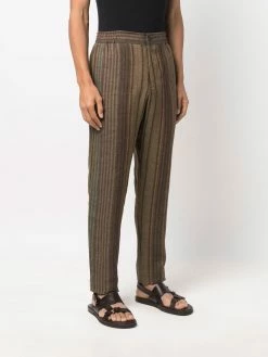ETRO Qualité Garantie Pantalon slim à rayures verticales pantalons droits homme 9 ETRO pantalon slim à rayures verticales