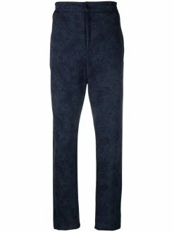 ETRO pantalon slim à motif cachemire