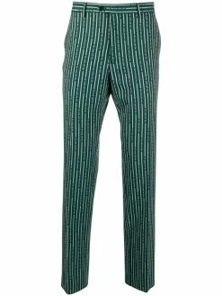 ETRO pantalon droit à rayures