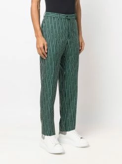 ETRO pantalon droit à rayures