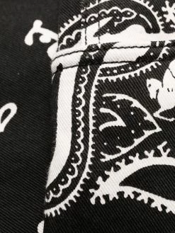 ETRO jean droit à imprimé cachemire