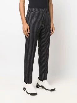 ETRO pantalon droit à rayures