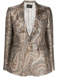 ETRO blazer à motif cachemire