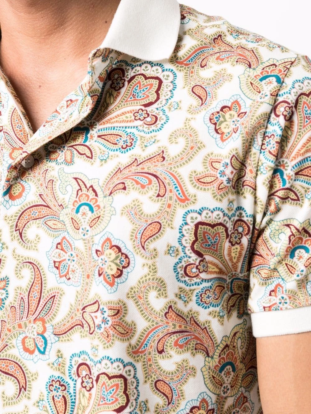 ETRO Prix Raisonnable Polo à motif cachemire polos homme 5 ETRO polo à motif cachemire