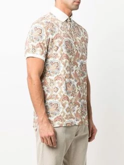 ETRO Prix Raisonnable Polo à motif cachemire polos homme 7 ETRO polo à motif cachemire