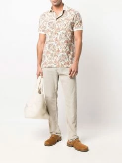 ETRO polo à motif cachemire