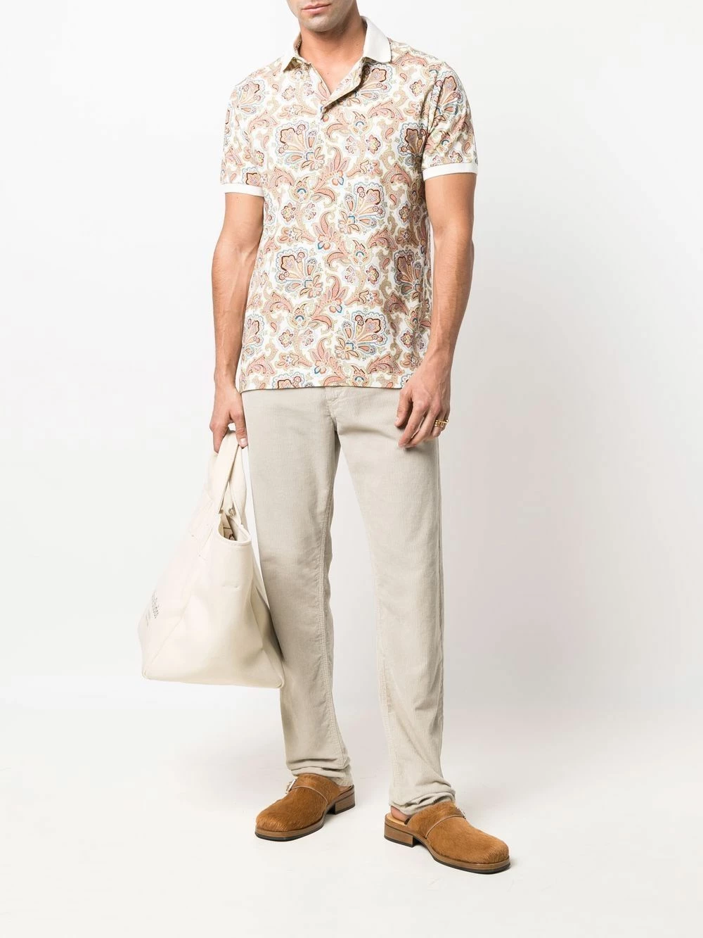 ETRO Prix Raisonnable Polo à motif cachemire polos homme 2 ETRO polo à motif cachemire