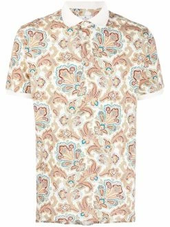 ETRO polo à motif cachemire