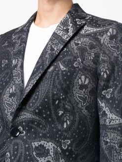 ETRO blazer à imprimé cachemire
