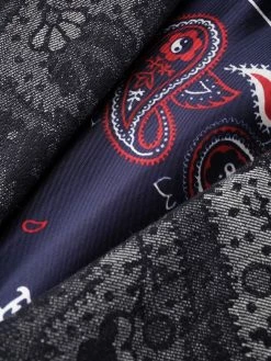 ETRO blazer à imprimé cachemire