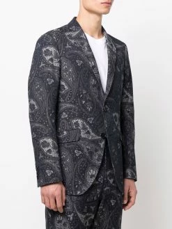 ETRO blazer à imprimé cachemire