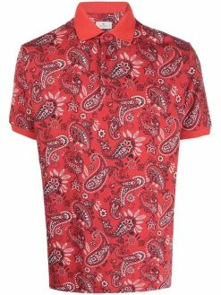 ETRO polo à imprimé cachemire
