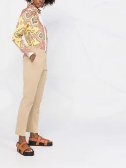 ETRO pantalon de tailleur fuselé