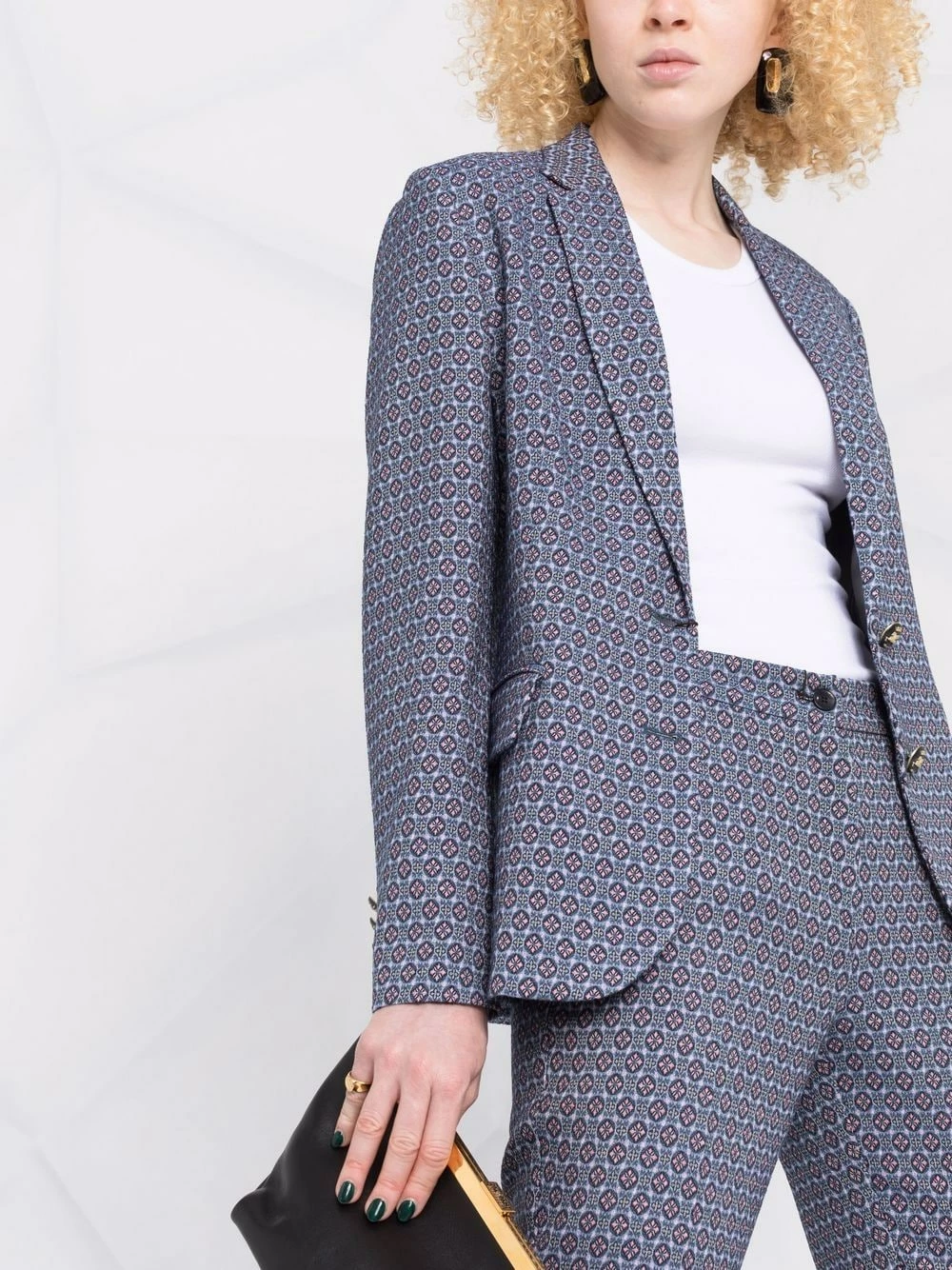 ETRO Soldes En Ligne Blazer à simple boutonnage blazers femme 5 ETRO blazer à simple boutonnage