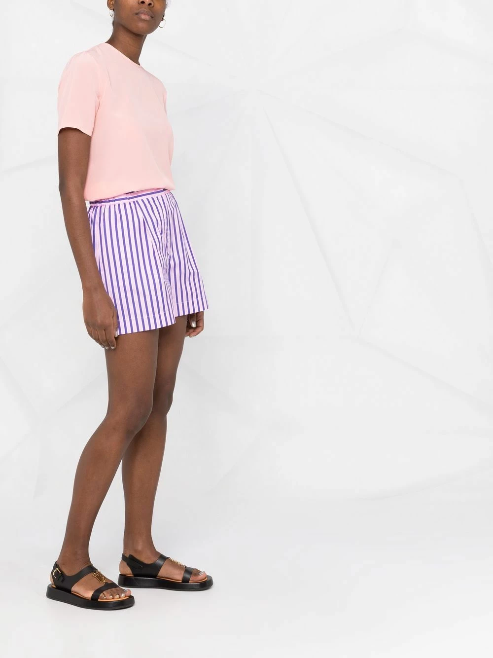 Qualité absolue ETRO Short rayé à taille haute shorts courts femme 6 ETRO short rayé à taille haute