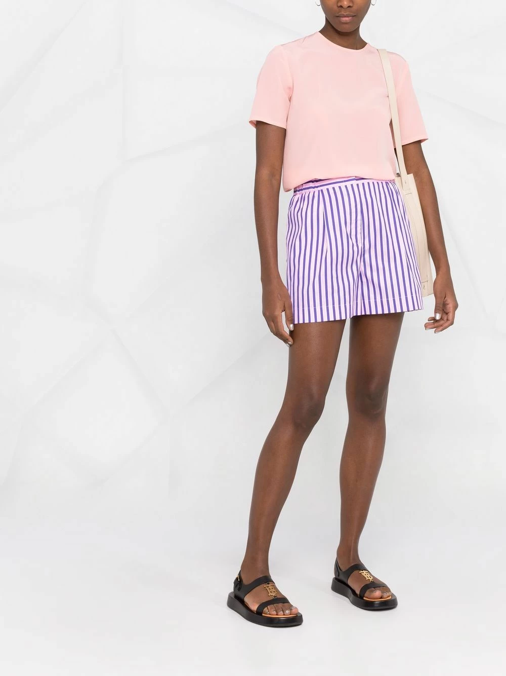 Qualité absolue ETRO Short rayé à taille haute shorts courts femme 2 ETRO short rayé à taille haute