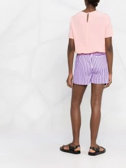 Qualité absolue ETRO Short rayé à taille haute shorts courts femme 9 ETRO short rayé à taille haute