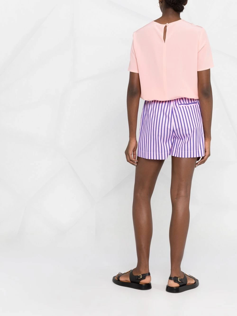 Qualité absolue ETRO Short rayé à taille haute shorts courts femme 4 ETRO short rayé à taille haute