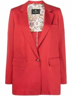 ETRO blazer à simple boutonnage