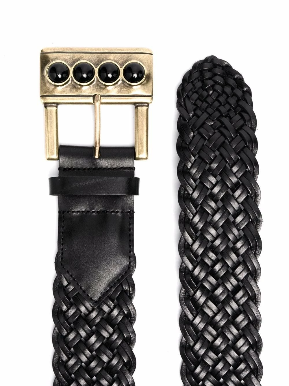 Prix De Rêve ETRO Ceinture en cuir tressé à boucle ceintures femme 2 ETRO ceinture en cuir tressé à boucle