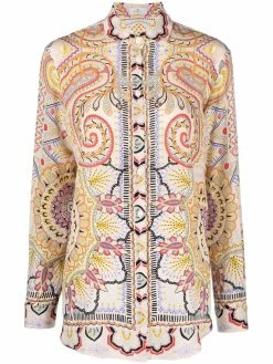 ETRO chemise boutonnée à motif cachemire