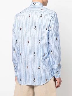 ETRO chemise Kung Fu Panda à rayures