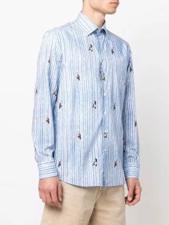 ETRO chemise Kung Fu Panda à rayures