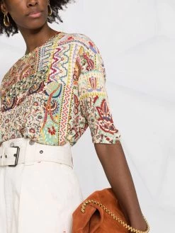 ETRO haut à motif cachemire