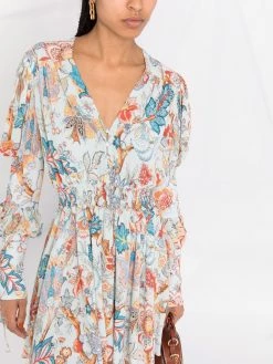 ETRO robe courte à fleurs