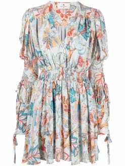 ETRO robe courte à fleurs