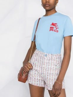 ETRO t-shirt en coton à logo imprimé