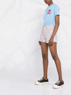 ETRO t-shirt en coton à logo imprimé