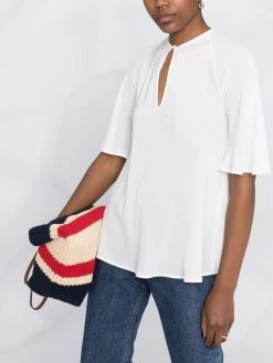 ETRO blouse en soie à manches longues