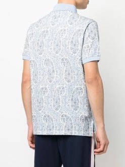 ETRO polo à imprimé cachemire