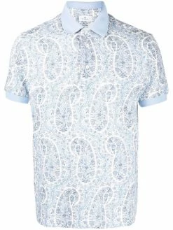 ETRO polo à imprimé cachemire