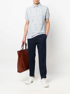 ETRO polo à imprimé cachemire