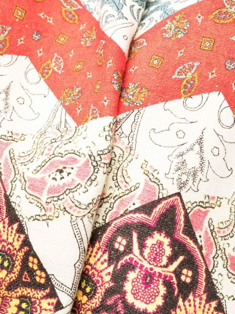 Prix Sympa ETRO Manteau patchwork à motif cachemire manteaux à simple boutonnage femme 7 ETRO manteau patchwork à motif cachemire