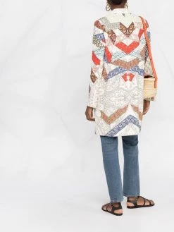 Prix Sympa ETRO Manteau patchwork à motif cachemire manteaux à simple boutonnage femme 11 ETRO manteau patchwork à motif cachemire