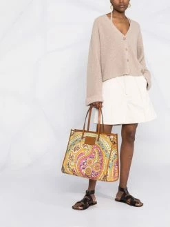 ETRO grand sac cabas à motif cachemire