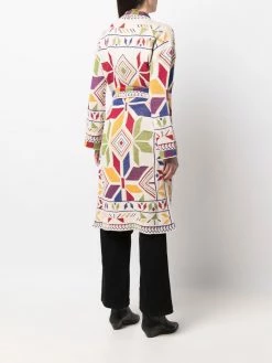 ETRO cardigan en maille à motif géométrique