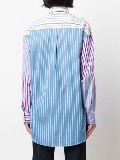 ETRO chemise rayée à motif Pegaso brodé