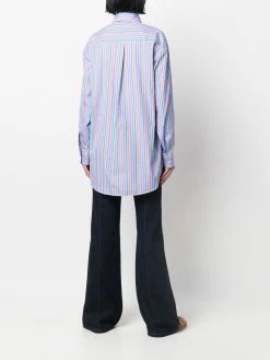 Se Vend Bas Prix ETRO Chemise rayée à broderies Pegaso chemises femme 8 ETRO chemise rayée à broderies Pegaso