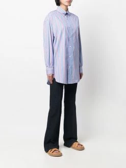 Se Vend Bas Prix ETRO Chemise rayée à broderies Pegaso chemises femme 7 ETRO chemise rayée à broderies Pegaso