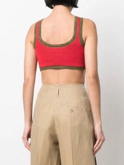 ETRO débardeur crop à imprimé Pegaso