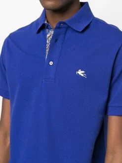 ETRO polo à logo brodé