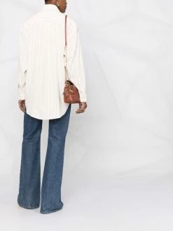 ETRO chemise en soie à motif Pegaso brodé