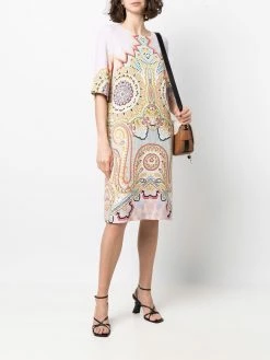 ETRO robe à motif cachemire