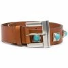 ETRO ceinture en cuir ornée de pierres