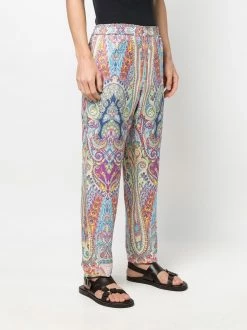 ETRO paisley-print regular trousers