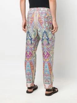 ETRO paisley-print regular trousers